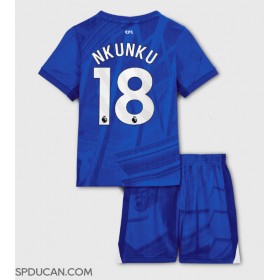 Dječji Nogometni Dres Chelsea Christopher Nkunku #18 Domaci 2025-26 Kratak Rukav (+ Kratke hlače)
